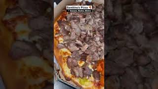 BAMBINO’S PIZZA 🍕 CARNE ASADA Y BONELESS BUFFALO 📍Guasave Sinaloa México food pizza foodie [upl. by Antonino]