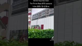 Siltation issue in Toa Payoh Ridge BTO construction site [upl. by Landre]