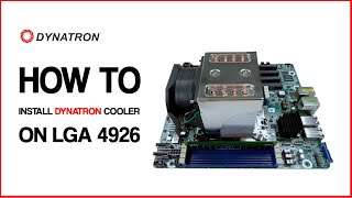 Install Cooler on LGA 4926 [upl. by Rossner159]