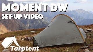 Tarptent Moment DW Setup [upl. by Yelda]