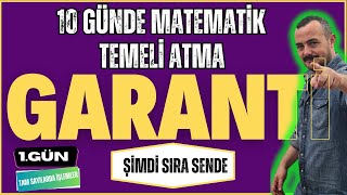 10 Günde Matematik Temeli Atma Garanti Kampı  1 Gün  Şimdi Sıra Sende [upl. by Nodnab95]