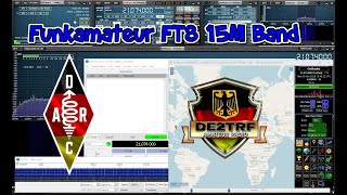 Funkamateur Digital FT8 15m Band 21074 usb by DE2TRF [upl. by Ylicic769]