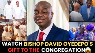 WOW BISHOP DAVID OYEDEPOS GIFT TO THE CONGREGATION  BISHOP DAVID OYEDEPO70 [upl. by Nyrahtak]