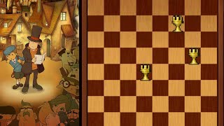 Puzzle 83  Location and Solution  Too Many Queens 4  Professor Layton and Curious Village [upl. by Ahsaz]