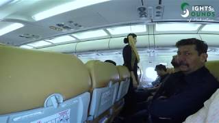 Inflight Shaheen Airlines from Islamabad to Karachi  4K Ultra HD [upl. by Kilar158]