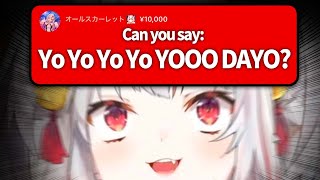 Superchat Made Ayame Say The Thing【Hololive】 [upl. by Sirhc]