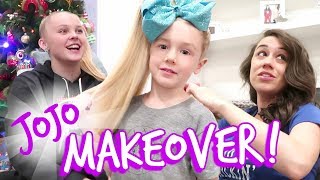 JoJo Siwa Makeover at Miranda Sings 10 Million Subscribers Party [upl. by Preston]