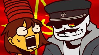 SANS IS A COMMUNIST  Undertale Animation [upl. by Ahsienet]