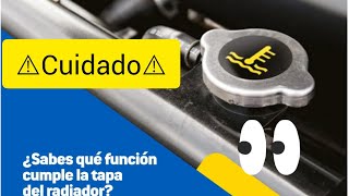 🛑Tapa de radiador⚠️ cuidados 💥💥 Funcionamiento a ⚠️⚠️ [upl. by Anaibib]