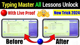 How To Unlock Typing Master All Lessons  Typing Master Pro Ke Sabhi Lessons Ko Unlock Kaise Karen [upl. by Yznil]