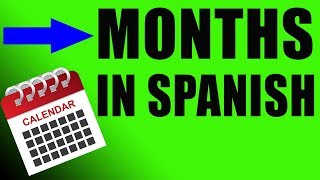 Basic Spanish Lessons Months Of The Year [upl. by Ciredec780]