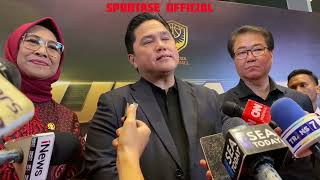 Erick Thohir ke STY Tidak Ada TawarMenawar Lagi Wajib Lolos 4 Besar‼️ [upl. by Rodl545]