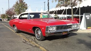 1967 Chevrolet Chevy Impala Super Sport SS 327 Convertible in Red  My Car Story with Lou Costabile [upl. by Rahmann600]