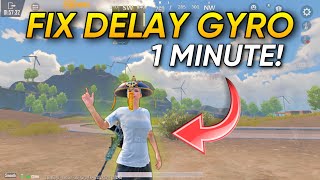 How to fix delay gyroscope in 2023  PUBG and BGMI  New FIX to lessen delay gyroscope [upl. by Edaj]