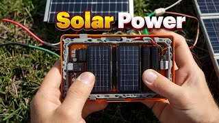 Solar Power Station Generators amp Amazing 1Minute Battery Repair Transform Old to New [upl. by Eileme]