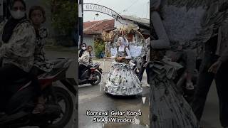 Kreatif kostum karnaval dari Kertas Koran [upl. by Rivard]