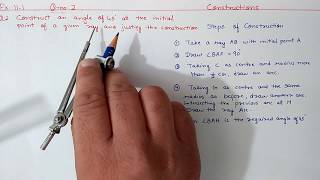 Ch11 Ex111 Q2 Constructions  Ncert Maths Class 9  Cbse [upl. by Alusru]