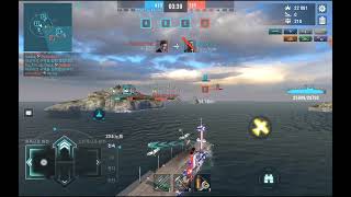 World of Warships Blitz  Tier 6 German Aircraft Carrier Weser 25 [upl. by Eenobe]