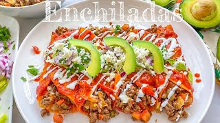 Enchiladas Caseras de Carne Molida 🔥 [upl. by Eenaffit]