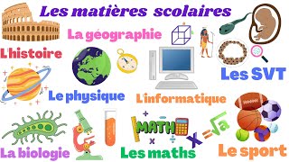 les matières scolaires en français [upl. by Airolg763]