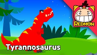 TRex  Dino Rescue Team  Tyrannosaurus  4K cartoon  REDMON [upl. by Akisej]