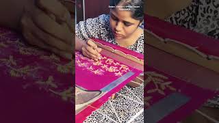 Leaf aari work blouse design Orders  Online amp Offline Classes 7305100823 trending aariwork [upl. by Emelina29]