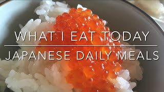 Ikura Gohan Tamagoyaki Fried Cod Fish  What I Eat In A Day  Japanese Food Diaries [upl. by Stanly]