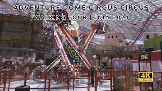 Look Inside Adventure Dome at Circus Circus Las Vegas Nevada [upl. by Irrej]