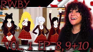 THE TEAMS • LESBIAN REACTS – RWBY – VOL 1 EP 8 9  10 • [upl. by Thorley695]