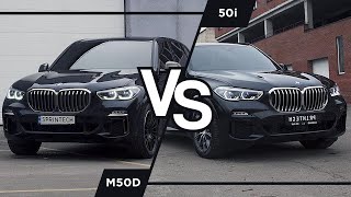 Вывозит BMW X5 G05 бензин против дизеля 50i vs m50d Сравниваем изучаем возможности и тюним [upl. by Enneirda]