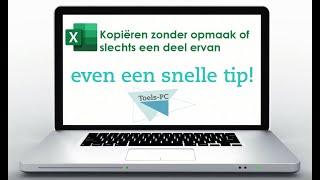 Snelle Korte Tip Kopiëren zonder een deel van de opmaak in Excel [upl. by Karla877]