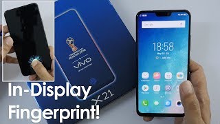 Vivo X21 Unboxing amp Overview with In Display Fingerprint Scanner [upl. by Limoli271]