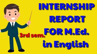 med 3rd semester internship report file in English [upl. by Yreved]