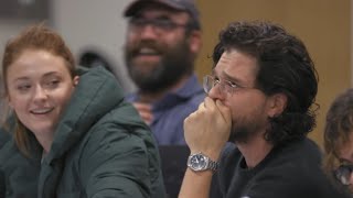 Game of thrones Cast React to Season 8 at the Final Table Read Full Version [upl. by Buddy]