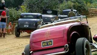 CLASSIC CARS TRUCKS HOT RODS DIRT TRACK Hotrod Hayride 2010 1930s 1940s 1950s VEHICLES [upl. by Aseena]