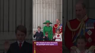 Prince Louis Steals The Show At Trooping The Colour 👑 [upl. by Fogel329]