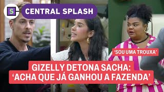 Sacha ACUSA Gizelly e ela DETONA Rachou Flora se irrita com aliada Roça de A Fazenda 16  AO VIVO [upl. by Palecek]