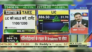 LIC Share News Today LIC Share Latest News Today  LIC Share Latest News  16th January 2024 [upl. by Leandra46]