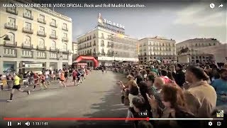 MARATON MADRID 2018 VIDEO OFICIAL Rock and Roll Madrid Marathon [upl. by Assirt]