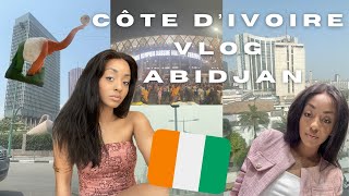 SOLO TRIP CÔTE D’IVOIRE 🇨🇮 DURANT LA CAN  VLOG ABIDJAN 2024 [upl. by Eahsat]