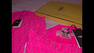 Nicki Minaj Fendi Prints on UNBOXING SHOPPING HAUL [upl. by Terra]