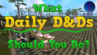 Runescape 3  What Daily DampDs Should You Do 2021 [upl. by Adnaw149]