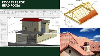 New Villa Project In Revit Part 05 how to create Parapet WALLS in roof  Headroom  Roof In Revit [upl. by Nemhauser]