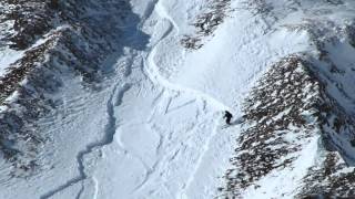 Skier and Avalanche in Tignes France  Viral Video UK [upl. by Sane]