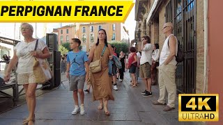 Perpignan France 🇫🇷 Walking Tour【4K 60fps】جولة في مدينة بربنية فرنسا [upl. by Frentz870]