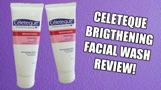 CELETEQUE BRIGTHENING FACIAL WASH REVIEW  JHEZEL G [upl. by Welsh]