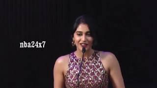 Saravanan Irukka Bayamaen Sucess Meet  Regina Cassandra Speech  nba 24x7 [upl. by Ethe]