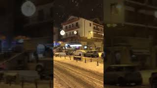 ROCCARASO avvolta dalla neve stupenda [upl. by Juetta]