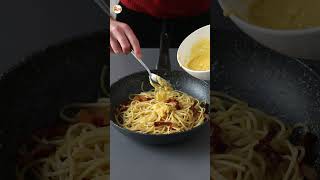 La VRAIE recette des carbo 🤤 carbonara carbo pates pasta recettefacile cuisinefacile [upl. by Kati]