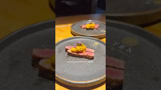 BEST YAKINIKU IN JAKARTA 🥩 steak wagyu finedining caviar shorts [upl. by Nordna]